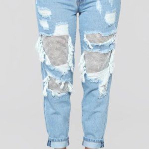 Best Of You Boyfriend Jeans - Light Blue Wash